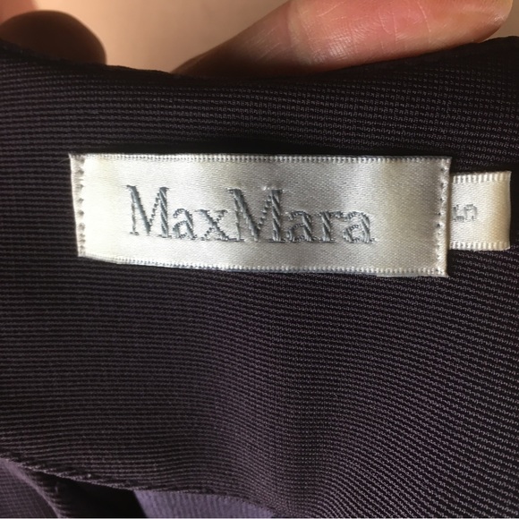Vintage MaxMara Gray Draped Knit Dress - Small - Picture 3 of 13